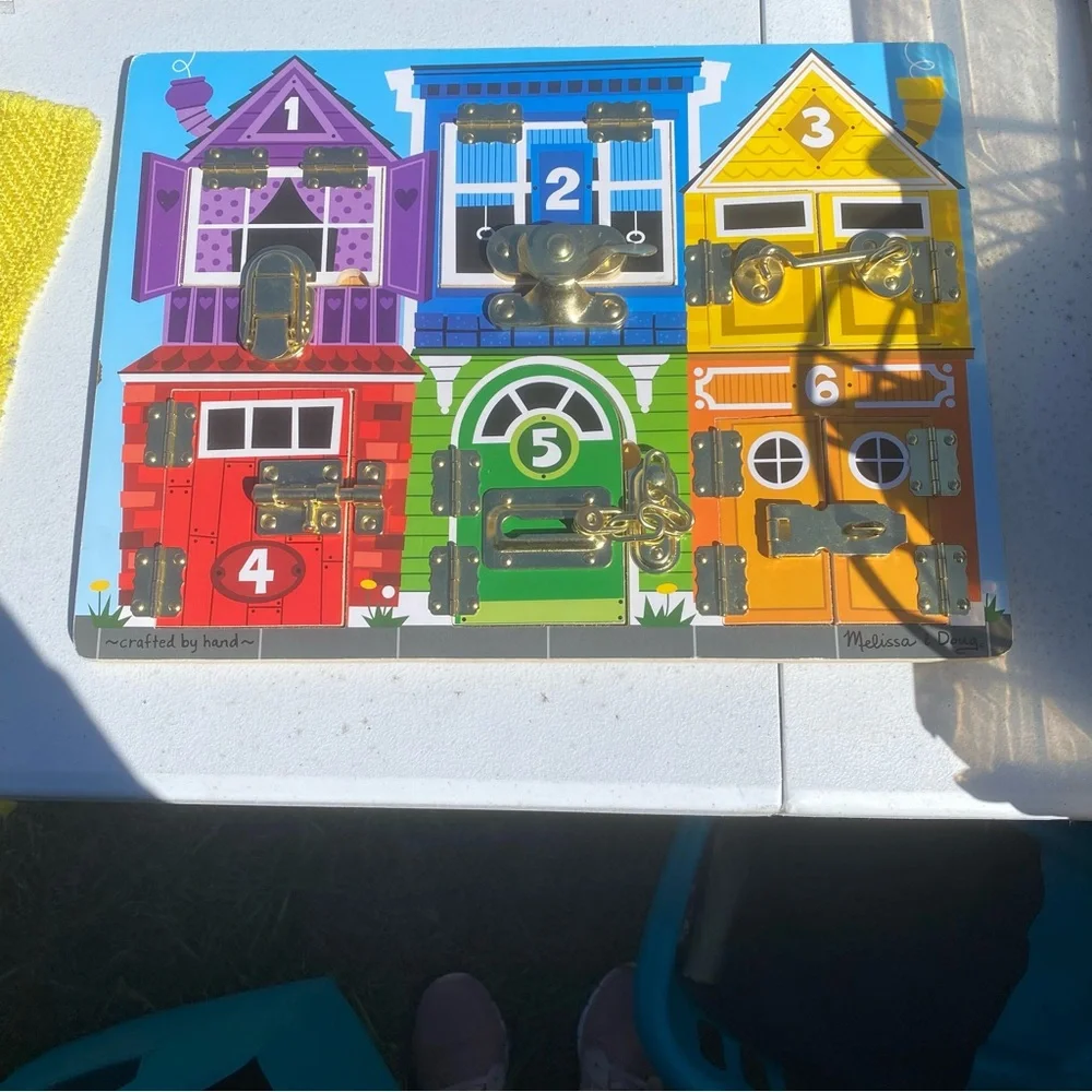 Melissa & Doug Wooden Latches Board